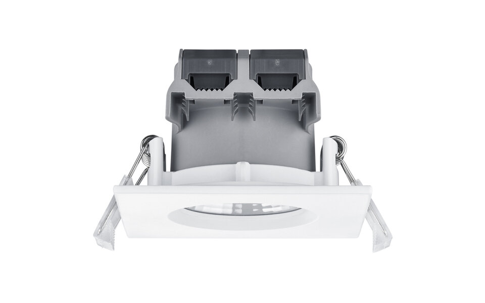 HLW LED Recessed LED Spotlight 5W Dimmable Waterproof IP65 Warm White 2700K–3000K Square