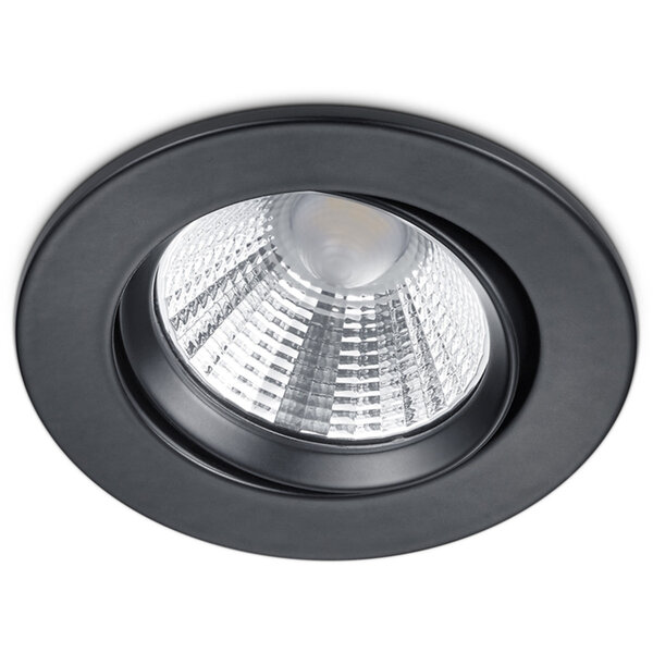 HLW LED Dimbare LED Spot Inbouw LED Downlight 5W Warm Wit 2700K–3000K Mat Zwart HLW LED Dimbare LED Spot Inbouw LED Downlight 5W Warm Wit 2700K–3000K Mat Zwart