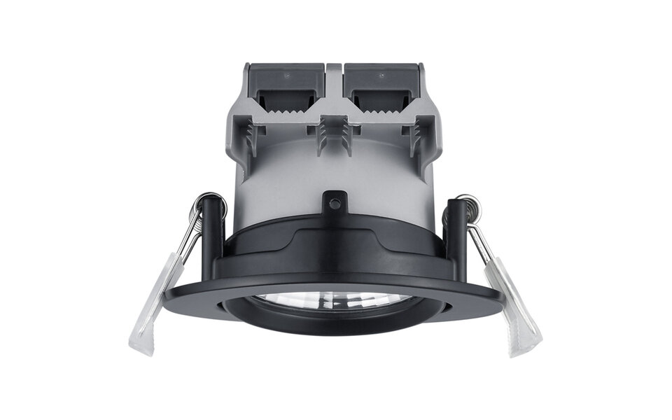 HLW LED Dimmable LED Spot Recessed LED Downlight 5W Warm White 2700K–3000K Matte Black