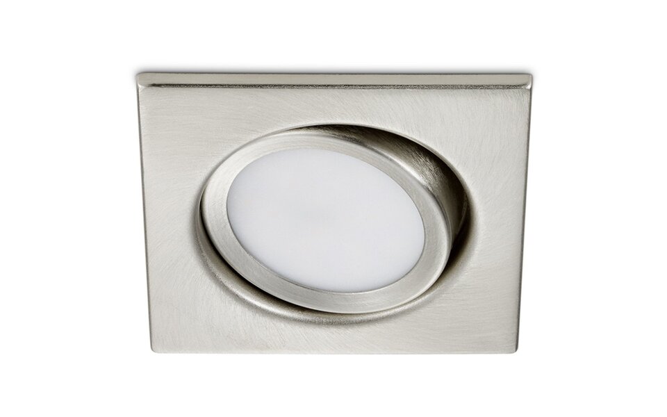 HLW LED LED Spot - Inbouw LED Downlight 5W Warm Wit 2700K–3000K Mat Nikkel HLW LED LED Spot - Inbouw LED Downlight 5W Warm Wit 2700K–3000K Mat Nikkel