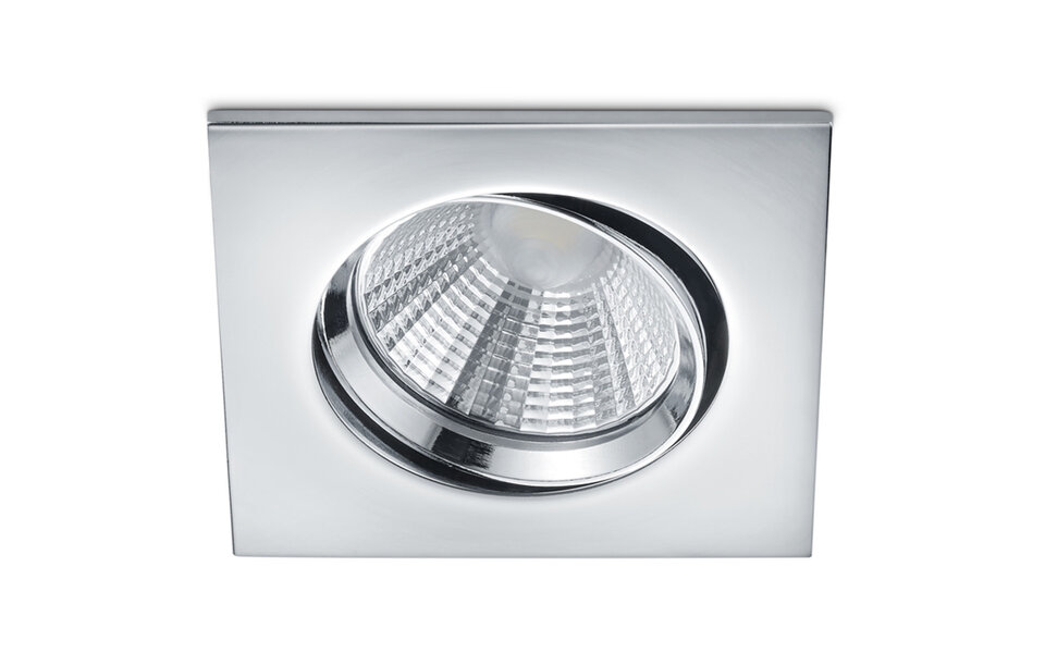 HLW LED Trion Paniro Inbouw LED Spot 5W - Dimbaar, Warm Wit 2700K-3000K, Mat Chroom HLW LED Trion Paniro Inbouw LED Spot 5W - Dimbaar, Warm Wit 2700K-3000K, Mat Chroom