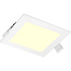 LED Downlight Slim Pro 9W - Warm White 3000K - Recessed Square