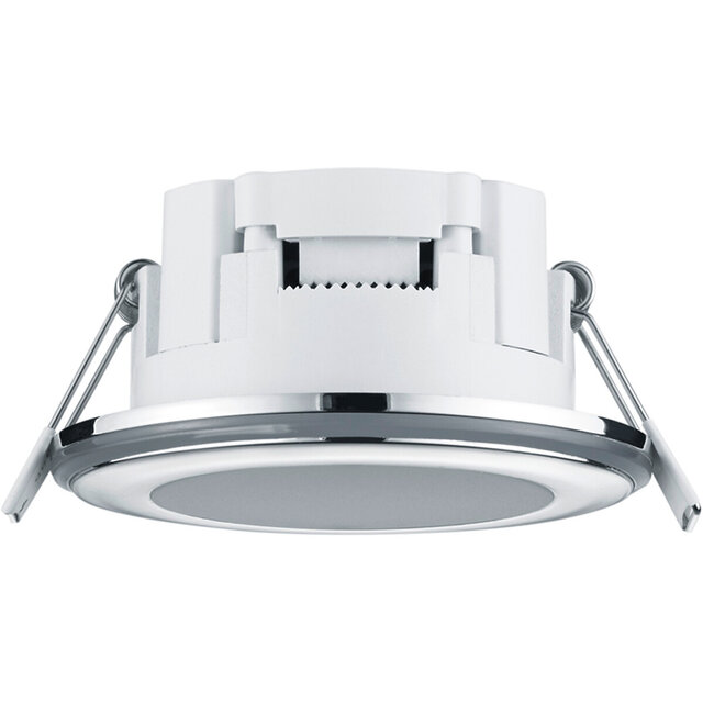 HLW LED LED Spot Inbouw LED Downlight 5W Warm Wit 2700K–3000K - Mat Chroom