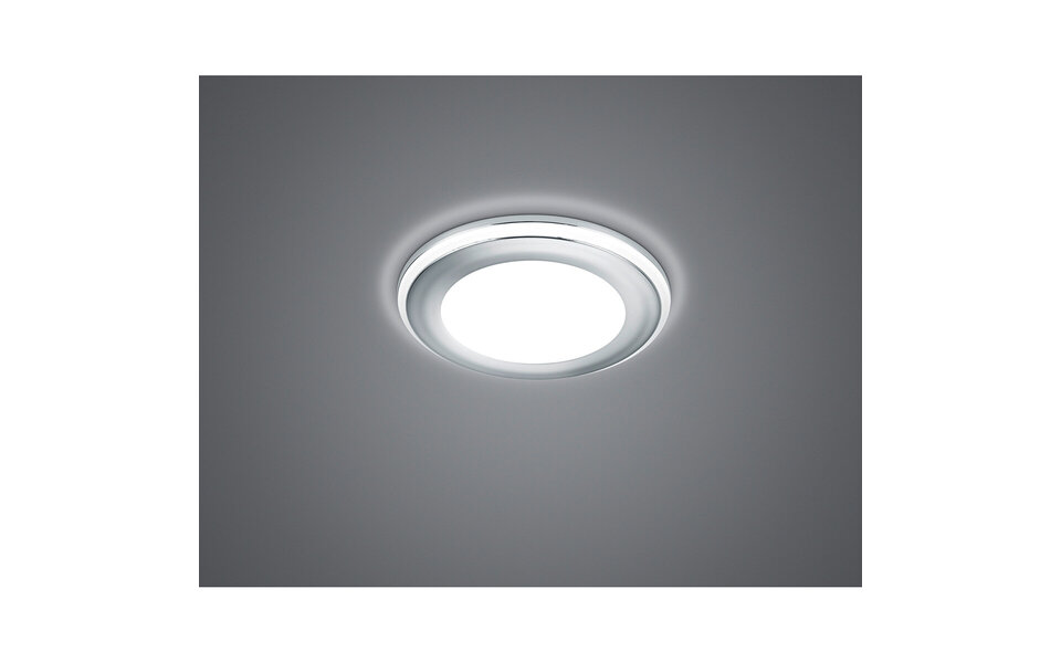 HLW LED LED Spot Inbouw LED Downlight 5W Warm Wit 2700K–3000K - Mat Chroom