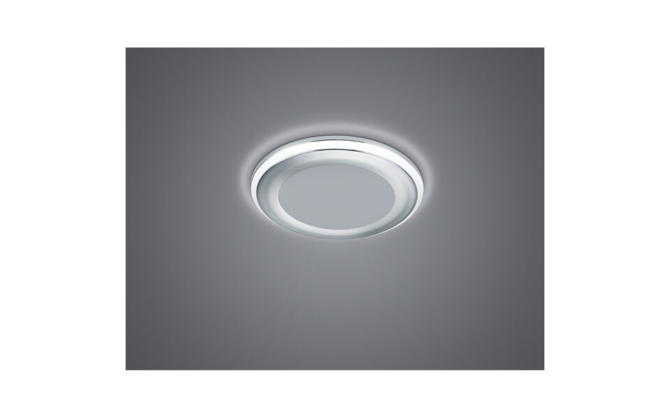 HLW LED LED Spot Inbouw LED Downlight 5W Warm Wit 2700K–3000K - Mat Chroom