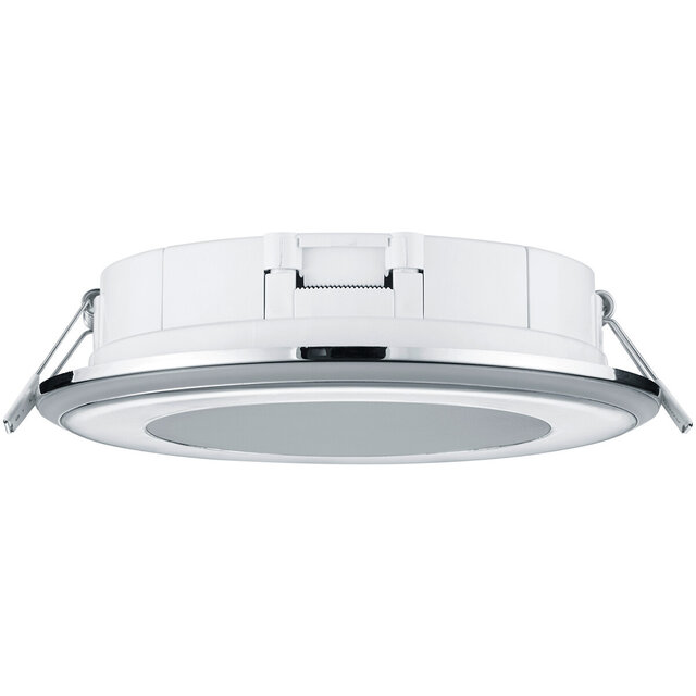 HLW LED LED Spot Recessed LED Downlight 10W Warm White 2700K–3000K Round Matte Chrome