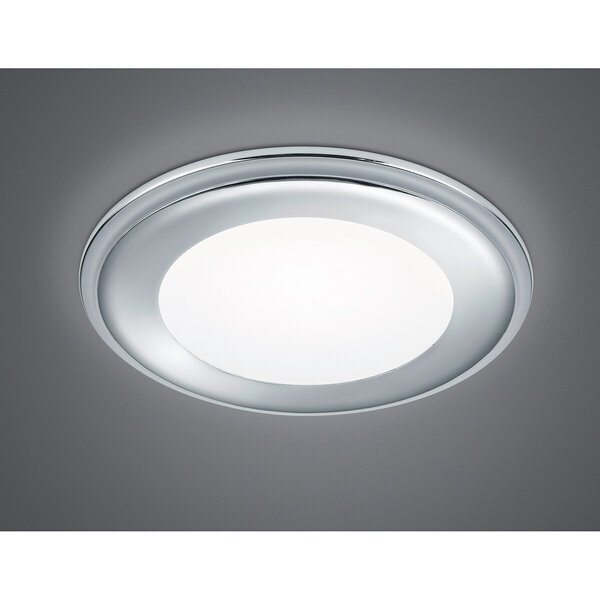 HLW LED LED Spot Inbouw LED Downlight 10W Warm Wit 2700K–3000K Rond Mat Chroom