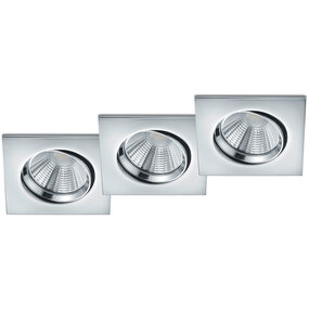 LED Spot 3 Pack - Inbouw LED Downlight 5W Dimbaar Warm Wit LED Spot 3 Pack - Inbouw LED Downlight 5W Dimbaar Warm Wit