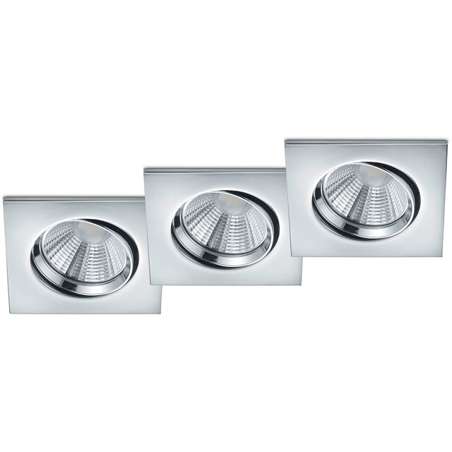 LED Spot 3 Pack - Inbouw LED Downlight 5W Dimbaar Warm Wit Binnenverlichting