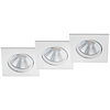LED Spot 3 Pack - Inbouw LED Downlight 5W Dimbaar Warm Wit LED Spot 3 Pack - Inbouw LED Downlight 5W Dimbaar Warm Wit