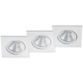 LED Spot 3 Pack - Inbouw LED Downlight 5W Dimbaar Warm Wit 2700K-3000K
