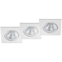 LED Spot 3 Pack - Recessed LED Downlight 5W Dimmable Warm White