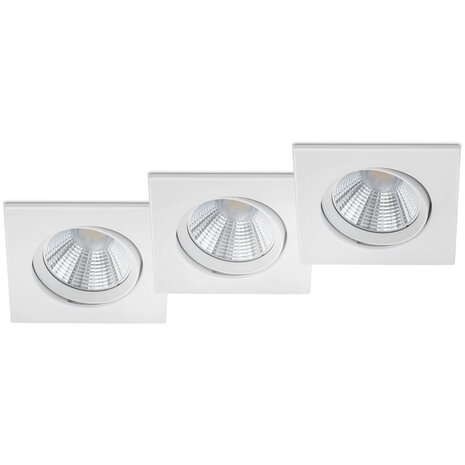 LED Spot 3 Pack - Inbouw LED Downlight 5W Dimbaar Warm Wit 2700K-3000K LED Spot 3 Pack - Inbouw LED Downlight 5W Dimbaar Warm Wit 2700K-3000K