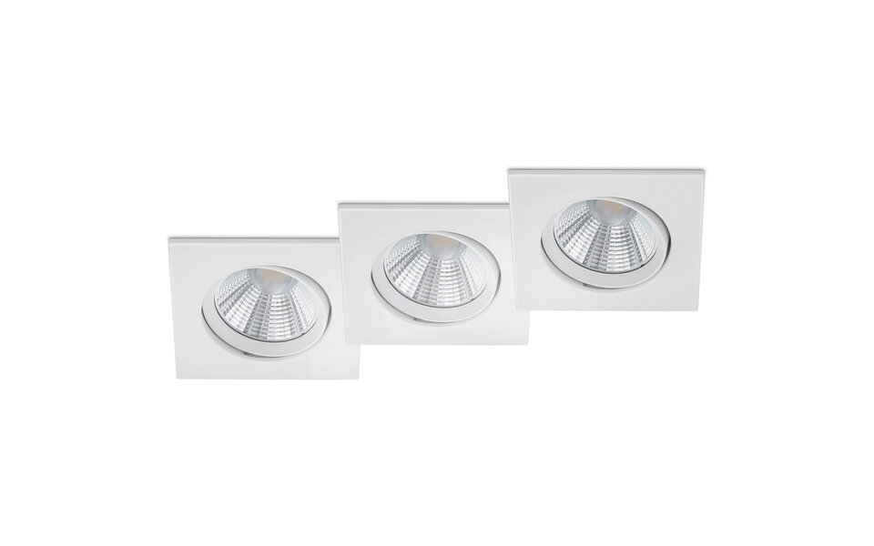 HLW LED LED Spot 3 Pack - Inbouw LED Downlight 5W Dimbaar Warm Wit 2700K-3000K