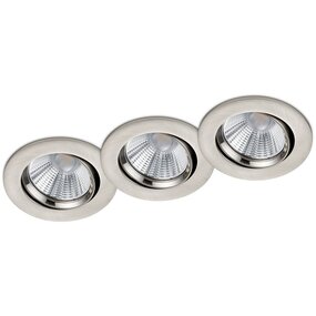 LED Spot 3 Pack - Dimbaar Inbouw LED Downlight Warm Wit 5W LED Spot 3 Pack - Dimbaar Inbouw LED Downlight Warm Wit 5W