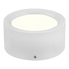 HLW LED LED Downlight 6 Pack - Surface-Mounted LED Downlight 10W Round Matte White Aluminum