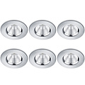 LED Spot 6 Pack - Dimbare Inbouw LED Downlight 5W Waterdicht IP65 Warm Wit 3000K