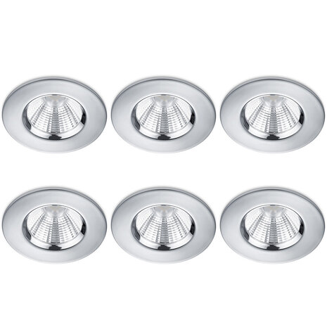 LED Spot 6 Pack - Dimbare Inbouw LED Downlight 5W Waterdicht IP65 Warm Wit 3000K LED Spot 6 Pack - Dimbare Inbouw LED Downlight 5W Waterdicht IP65 Warm Wit 3000K
