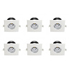 LED Spot 6 Pack - Inbouw LED Downlight 6W Waterdicht IP65 LED Spot 6 Pack - Inbouw LED Downlight 6W Waterdicht IP65
