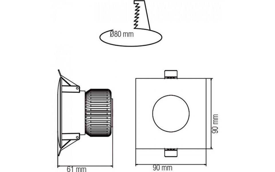 HLW LED LED Spot 6 Pack - Inbouw LED Downlight 6W - Waterdicht IP65 - Natuurlijk Wit HLW LED LED Spot 6 Pack - Inbouw LED Downlight 6W - Waterdicht IP65 - Natuurlijk Wit