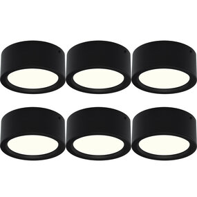 LED Downlight 6 Pack - Opbouw LED Lamp 15W Natuurlijk Wit LED Downlight 6 Pack - Opbouw LED Lamp 15W Natuurlijk Wit