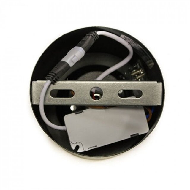 HLW LED LED Downlight 6 Pack 15W - Opbouw Rond Mat Zwart Aluminium Ø180mm