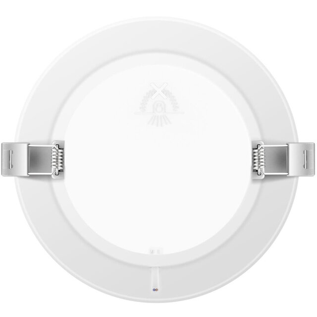 Ronde inbouw LED downlight 9W mat wit met neutraal wit licht 4000K en 675 lumen