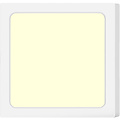 LED Downlight Pro Surface Mounted 18W - Warm White 2700K–3000K, Matte White, Square
