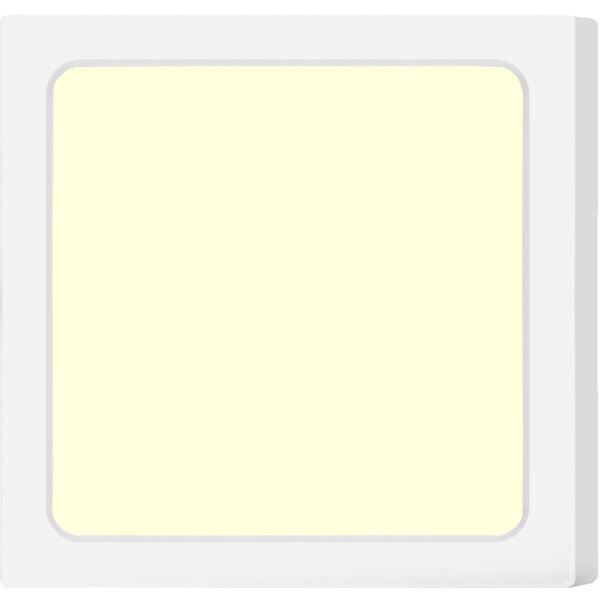 HLW LED LED Downlight Pro Opbouw 18W - Warm Wit 2700K–3000K, Mat Wit, Vierkant HLW LED LED Downlight Pro Opbouw 18W - Warm Wit 2700K–3000K, Mat Wit, Vierkant