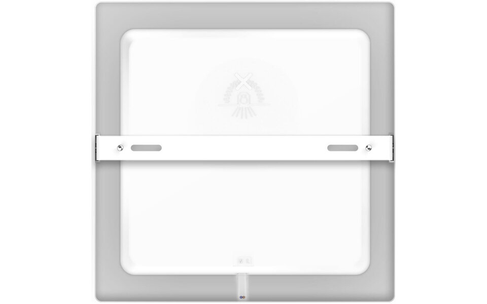 HLW LED LED Downlight Pro Surface Mounted 18W - Warm White 2700K–3000K, Matte White, Square