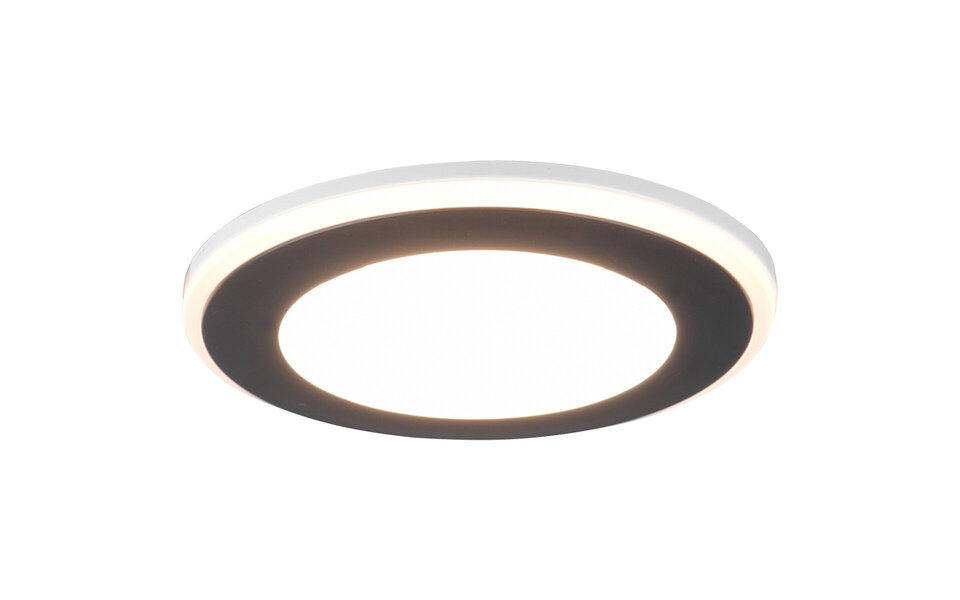 HLW LED LED Spot Recessed LED Downlight 5W - Warm White 2700K–3000K - Matte Black