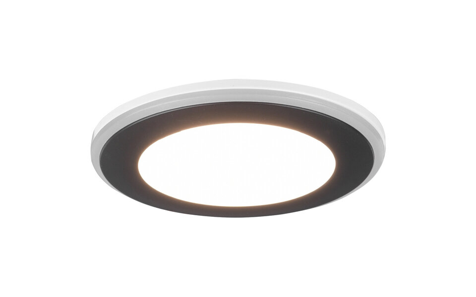 HLW LED LED Spot Recessed LED Downlight 5W - Warm White 2700K–3000K - Matte Black