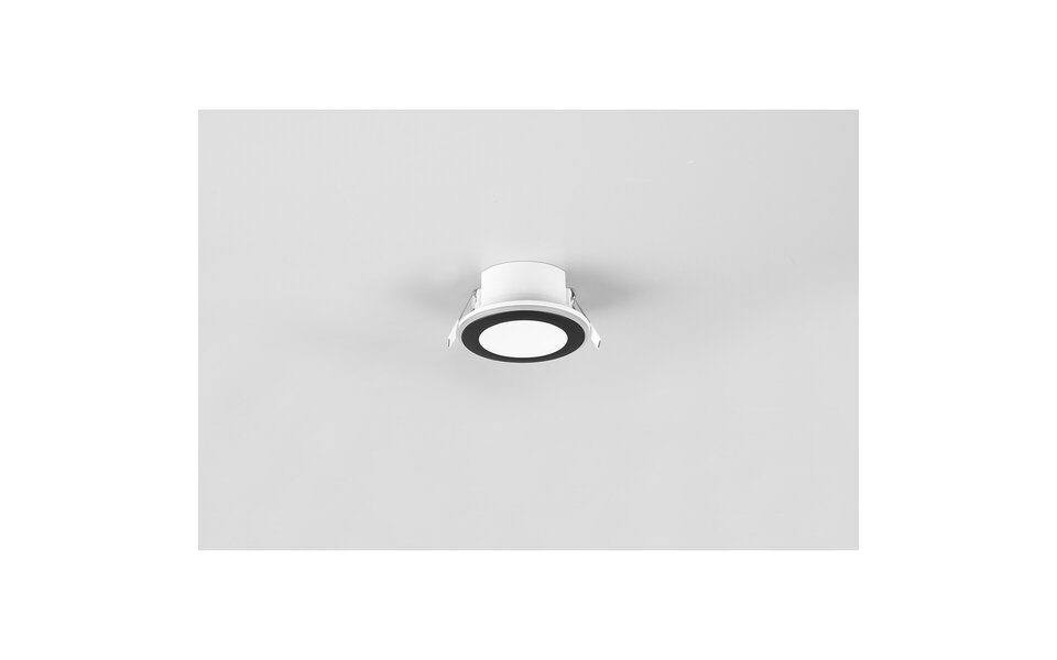 HLW LED LED Spot Recessed LED Downlight 5W - Warm White 2700K–3000K - Matte Black