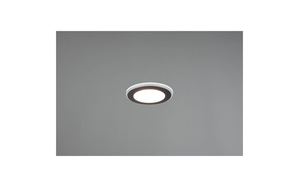 HLW LED LED Spot Recessed LED Downlight 5W - Warm White 2700K–3000K - Matte Black