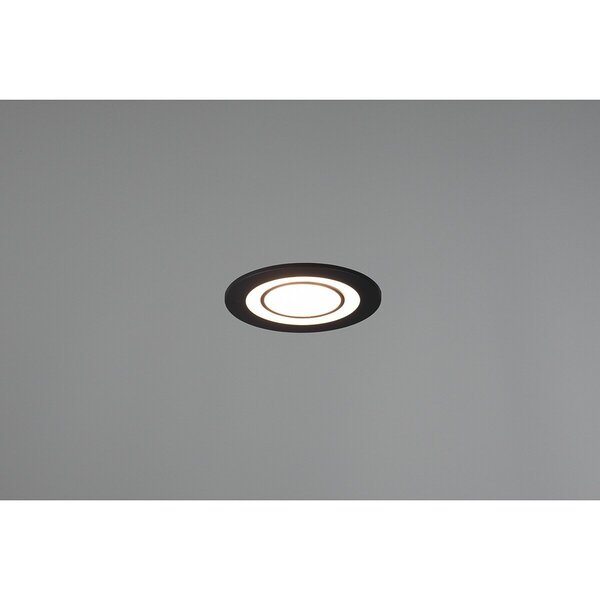 HLW LED LED Spot - Inbouw LED Downlight 5W Warm Wit 2700K–3000K Rond Mat Zwart HLW LED LED Spot - Inbouw LED Downlight 5W Warm Wit 2700K–3000K Rond Mat Zwart