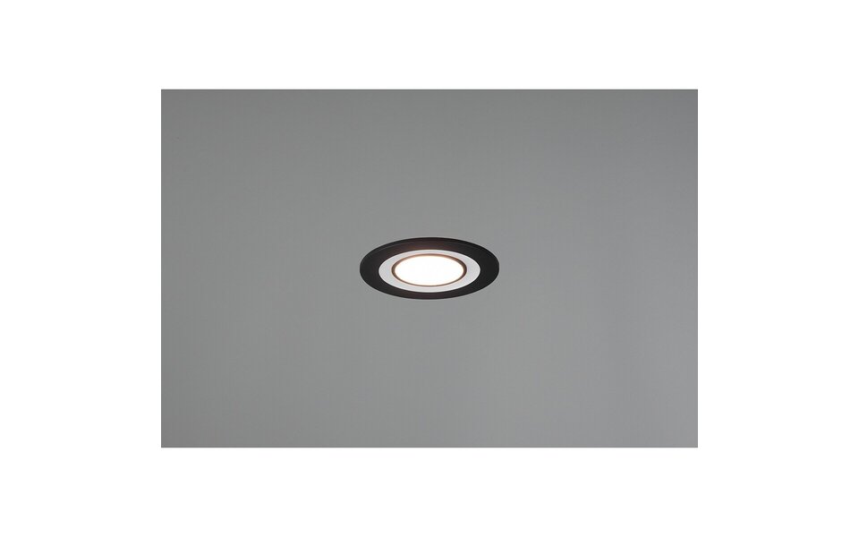 HLW LED LED Spot - Inbouw LED Downlight 5W Warm Wit 2700K–3000K Rond Mat Zwart