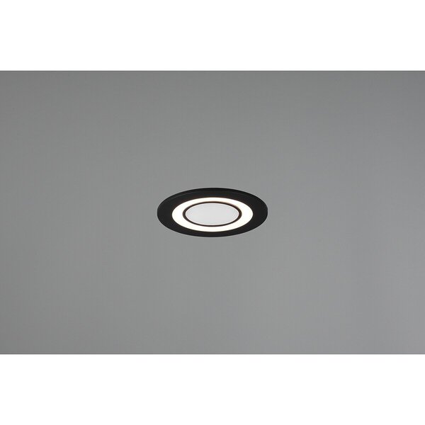 HLW LED LED Spot - Inbouw LED Downlight 5W Warm Wit 2700K–3000K Rond Mat Zwart HLW LED LED Spot - Inbouw LED Downlight 5W Warm Wit 2700K–3000K Rond Mat Zwart