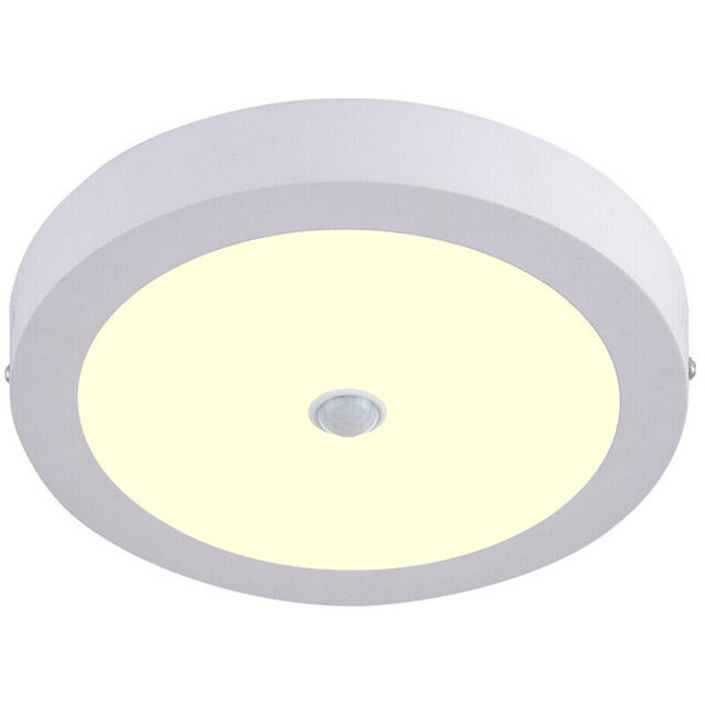 LED Downlight 22W Opbouw Met Sensor - Warm Wit 2700K Binnenverlichting
