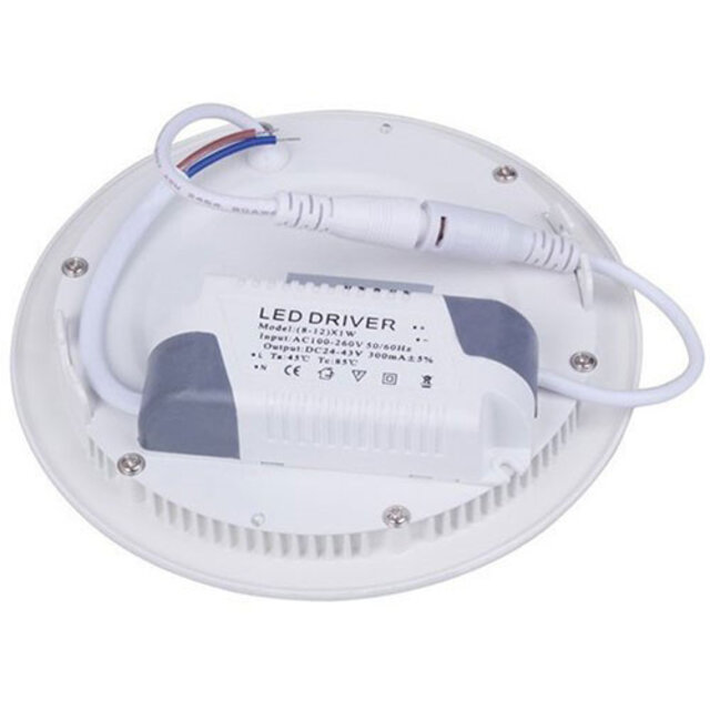 HLW LED Inbouw LED Downlight Slim 12W - Rond, Helder Koud Wit 6000K, Ø170mm HLW LED Inbouw LED Downlight Slim 12W - Rond, Helder Koud Wit 6000K, Ø170mm
