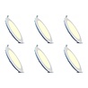 LED Downlight Slim 6 Pack - Inbouw 3W Dimbaar Warm Wit Binnenverlichting