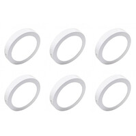 LED Downlight 6 Pack - Opbouw 12W Koud Wit 6000K LED Downlight 6 Pack - Opbouw 12W Koud Wit 6000K
