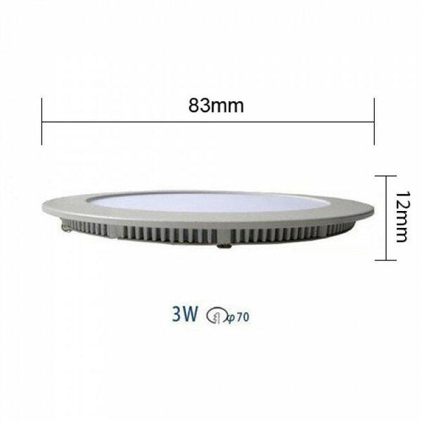 HLW LED Inbouw LED Downlight Slim 6 Pack - Rond 3W Dimbaar LED Lamp Natuurlijk Wit HLW LED Inbouw LED Downlight Slim 6 Pack - Rond 3W Dimbaar LED Lamp Natuurlijk Wit