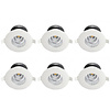 LED Spot 6 Pack - Inbouw LED Downlight 6W Waterdicht IP65 LED Spot 6 Pack - Inbouw LED Downlight 6W Waterdicht IP65