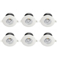 LED Spot 6 Pack - Inbouw LED Downlight 6W Waterdicht IP65