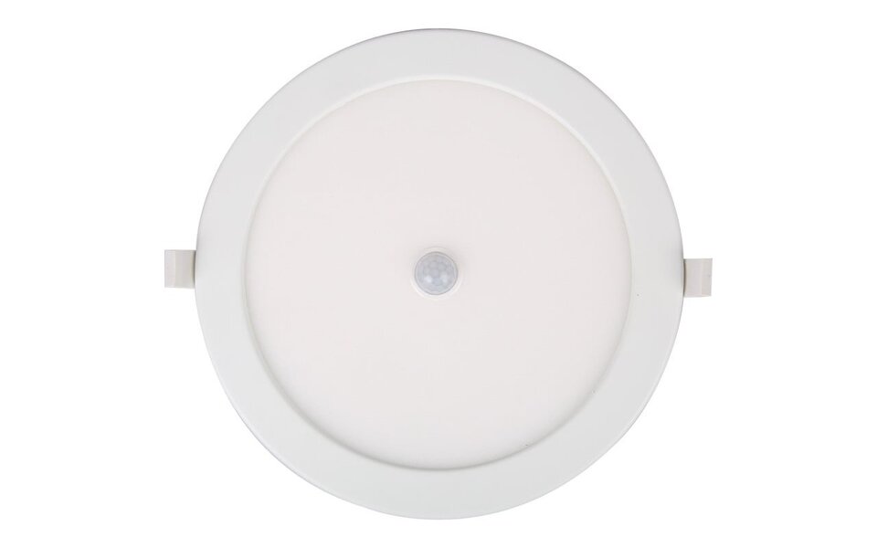 HLW LED Recessed LED Downlight Slim 12W with PIR Motion Sensor, Warm White 2700K–3000K