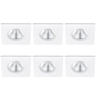 LED Spot 6 Pack - Inbouw LED Downlight 5W Dimbaar IP65