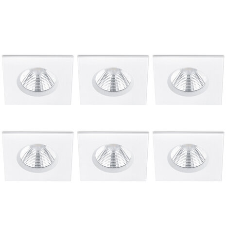 LED Spot 6 Pack - Inbouw LED Downlight 5W Dimbaar Waterdicht IP65 Warm Wit 3000K LED Spot 6 Pack - Inbouw LED Downlight 5W Dimbaar Waterdicht IP65 Warm Wit 3000K
