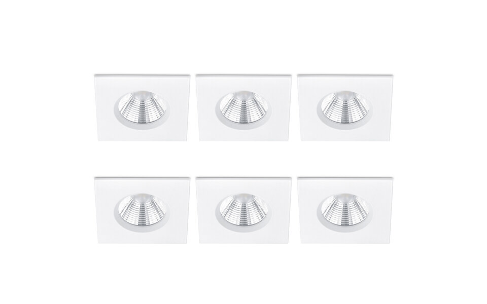 HLW LED LED Spot 6 Pack - Inbouw LED Downlight 5W Dimbaar Waterdicht IP65 Warm Wit 3000K HLW LED LED Spot 6 Pack - Inbouw LED Downlight 5W Dimbaar Waterdicht IP65 Warm Wit 3000K