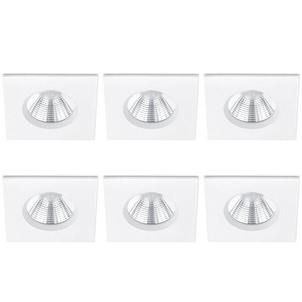 HLW LED LED Spot 6 Pack - Inbouw LED Downlight 5W Dimbaar Waterdicht IP65 Warm Wit 3000K HLW LED LED Spot 6 Pack - Inbouw LED Downlight 5W Dimbaar Waterdicht IP65 Warm Wit 3000K
