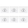 LED Spot 6 Pack - Inbouw LED Downlight 5W Dimbaar IP65 Binnenverlichting